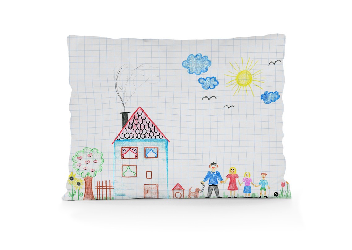 Coussin familial Kids House