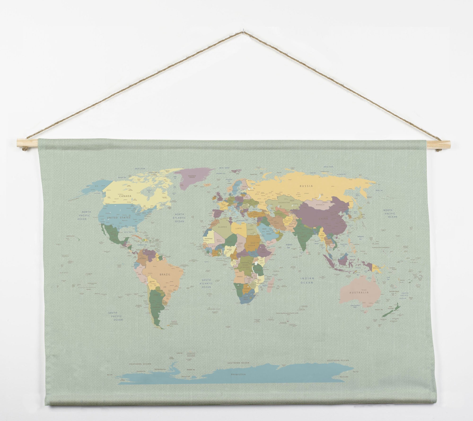 Tapiz Worldmap 90x60