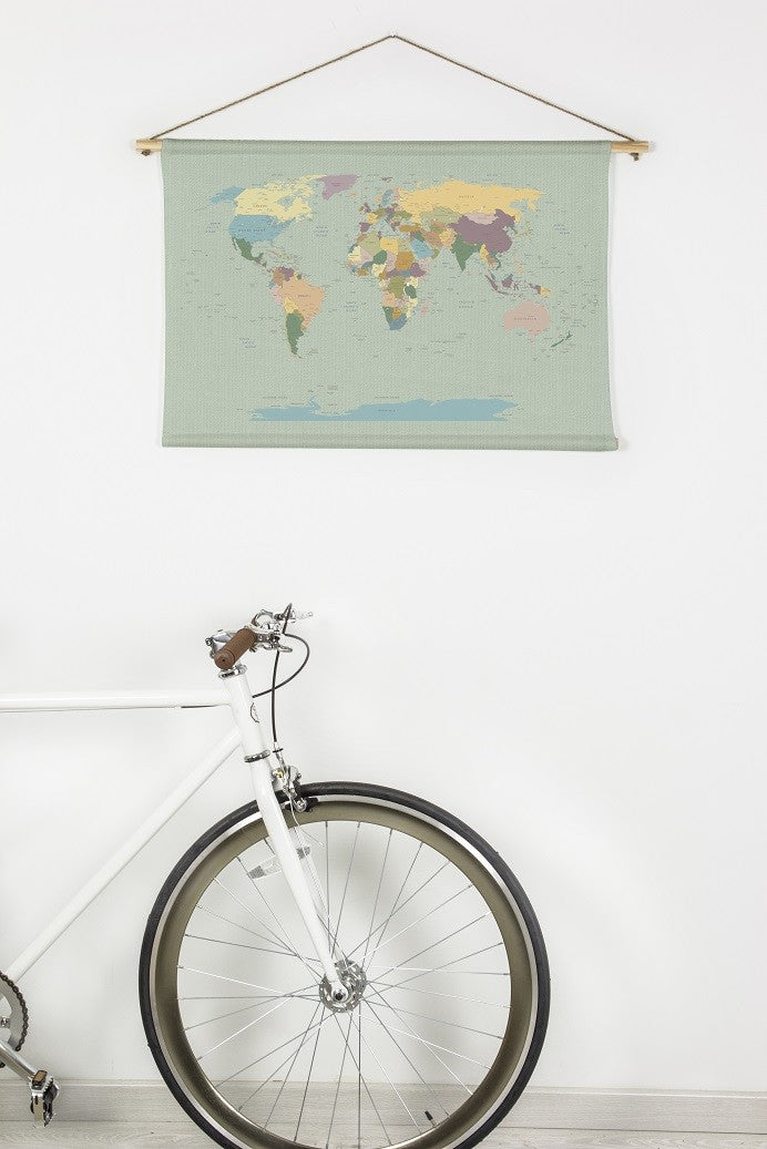 Tapiz Worldmap 90x60