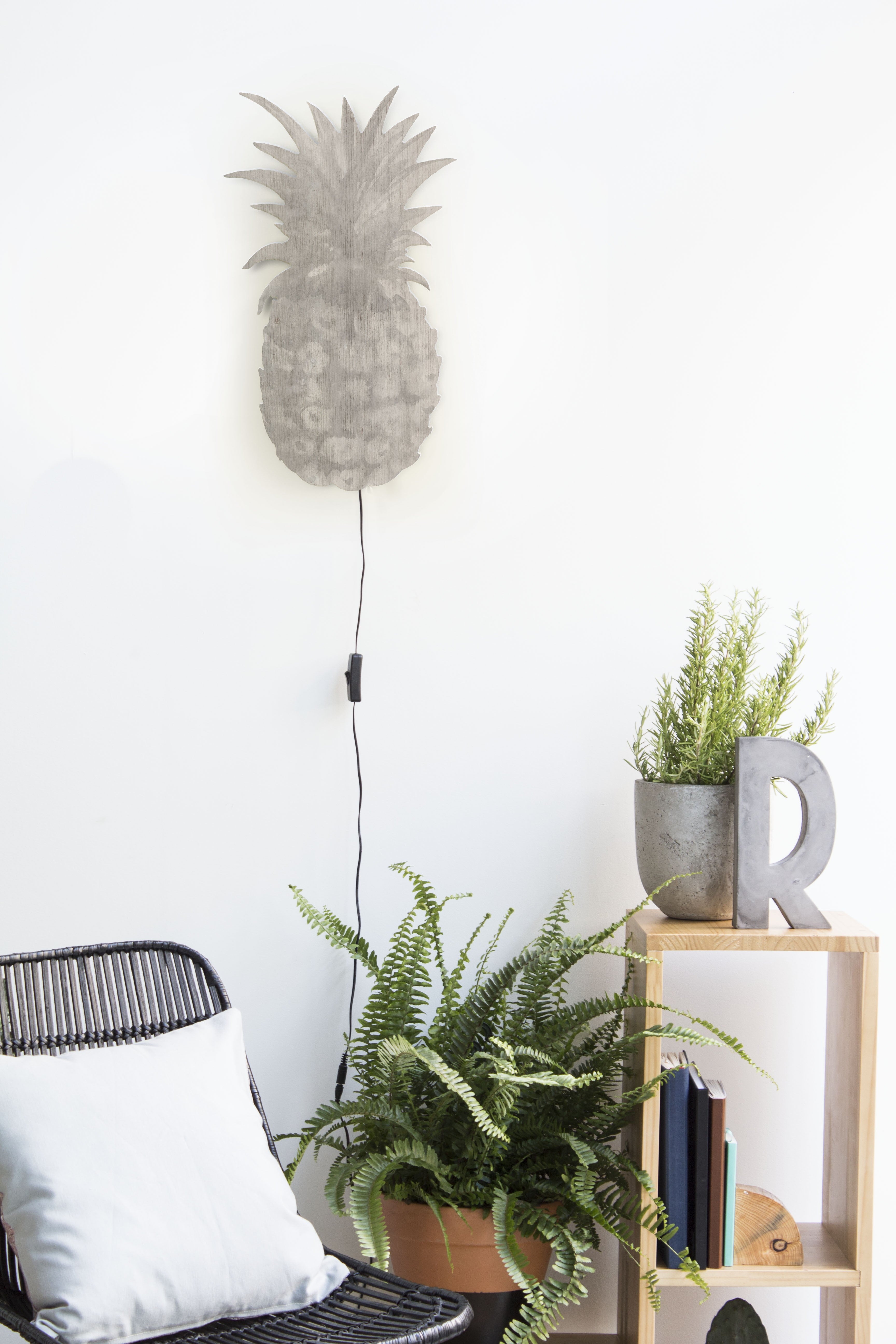 Shape Lamp Piña Gray