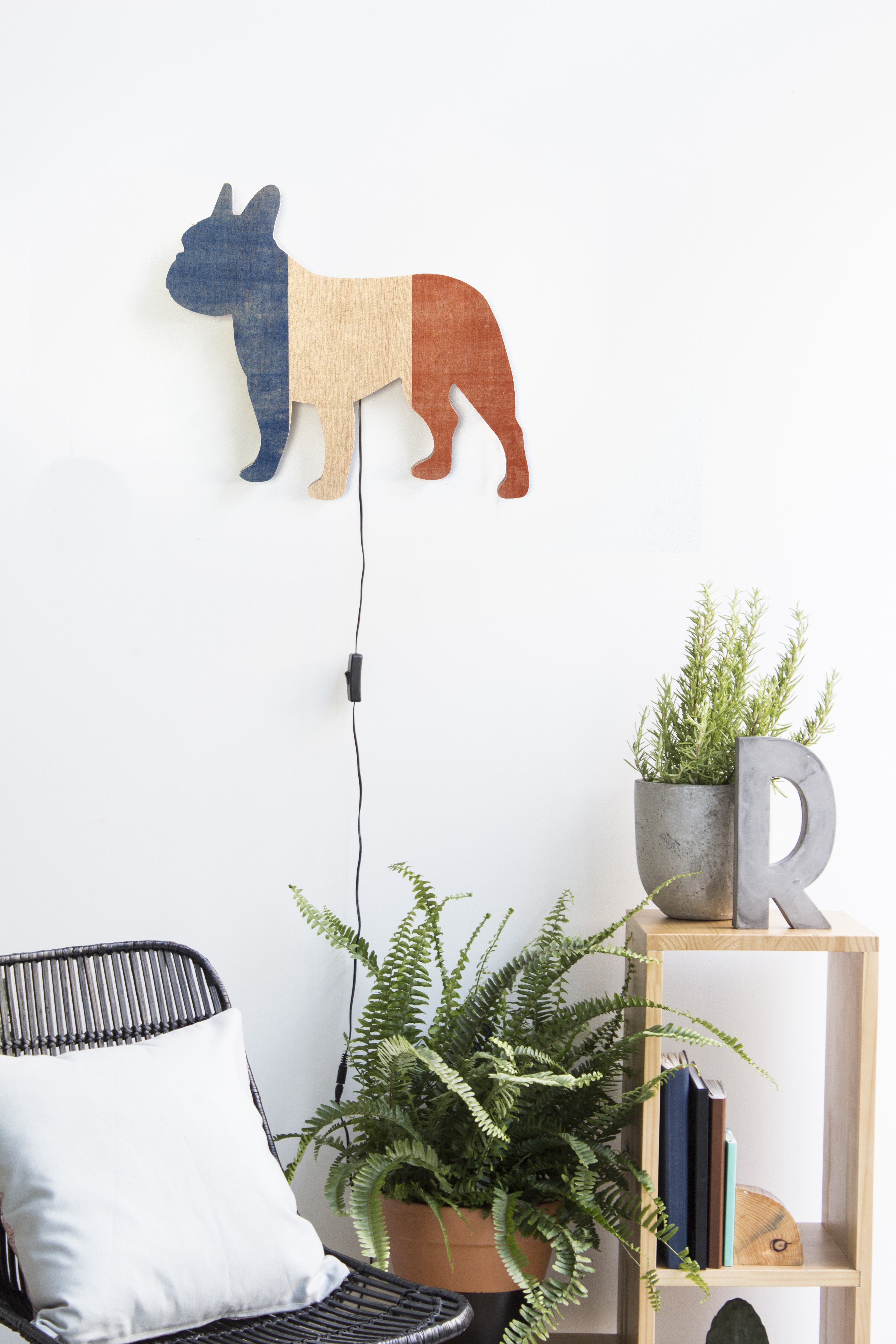 Shape Lamp French Bulldog