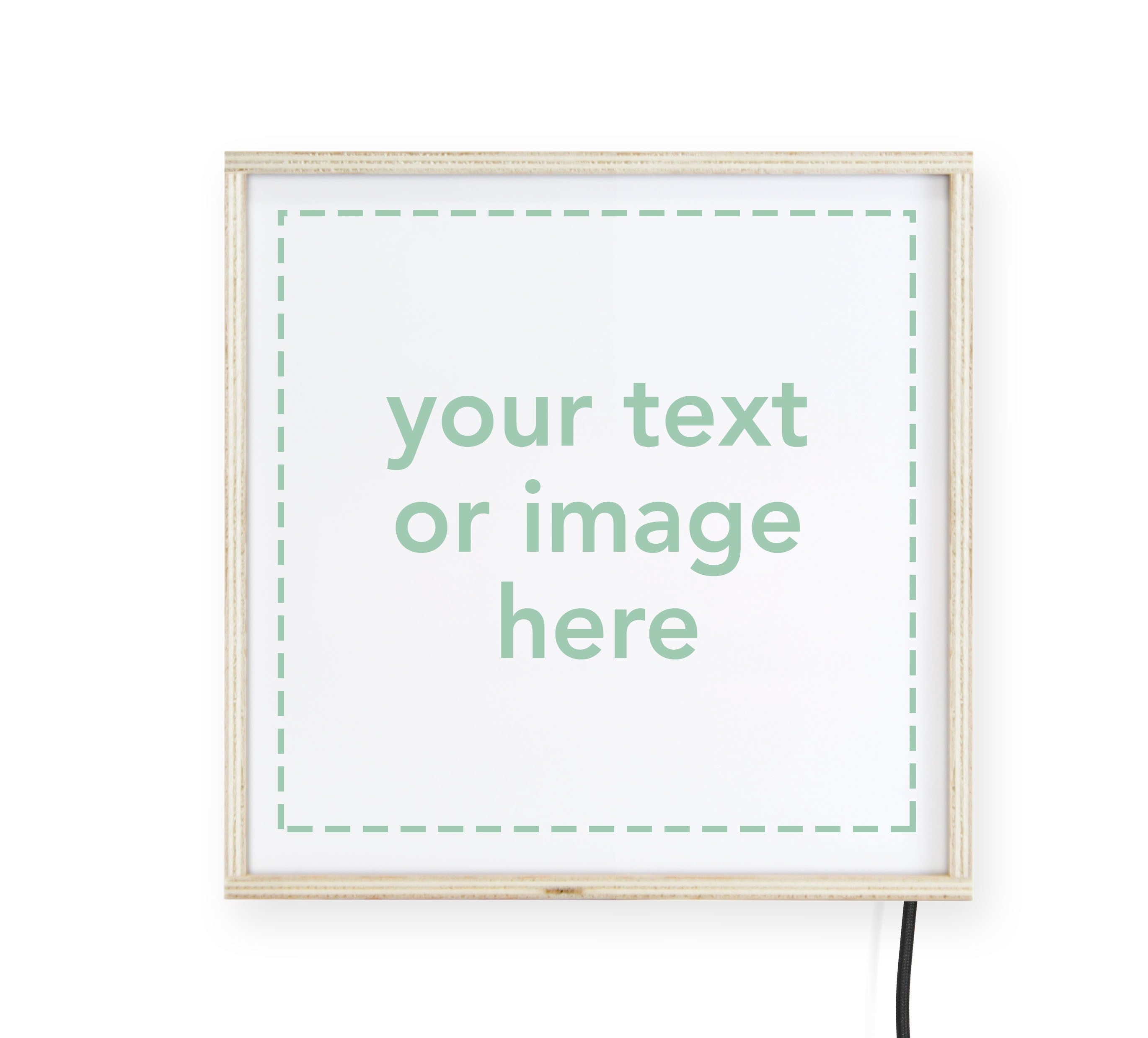 Lightbox Personalizable "Pon aqui tu mensaje"