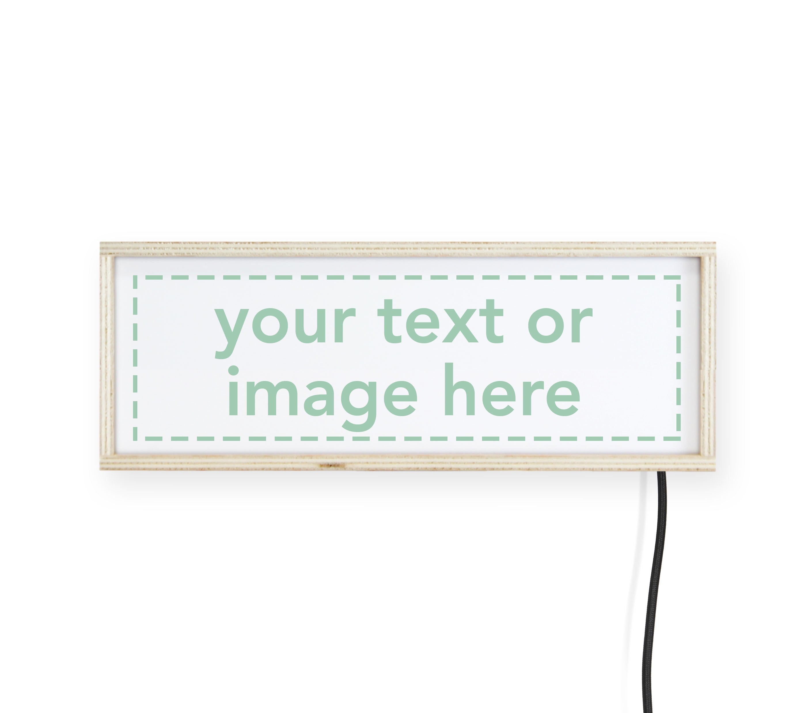 Lightbox Personalizable "Pon aqui tu mensaje"