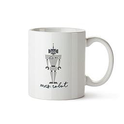 Taza Decorada Mrs Robot