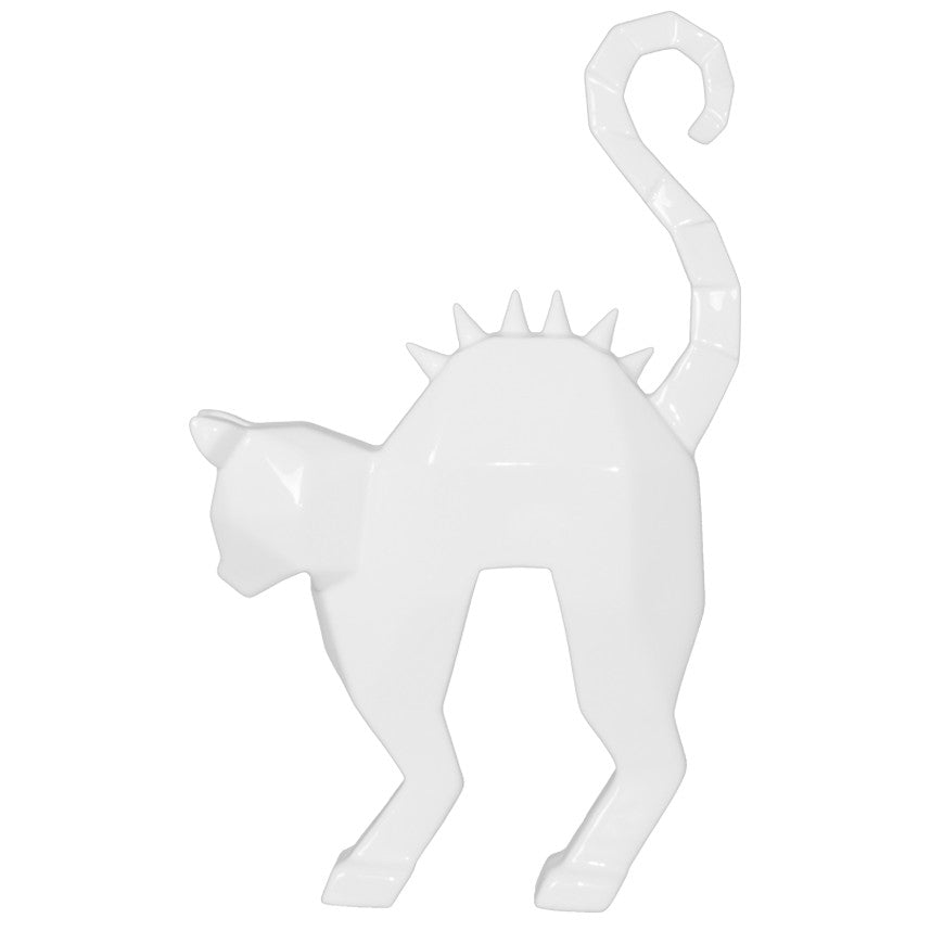 Creepy Cat Statue