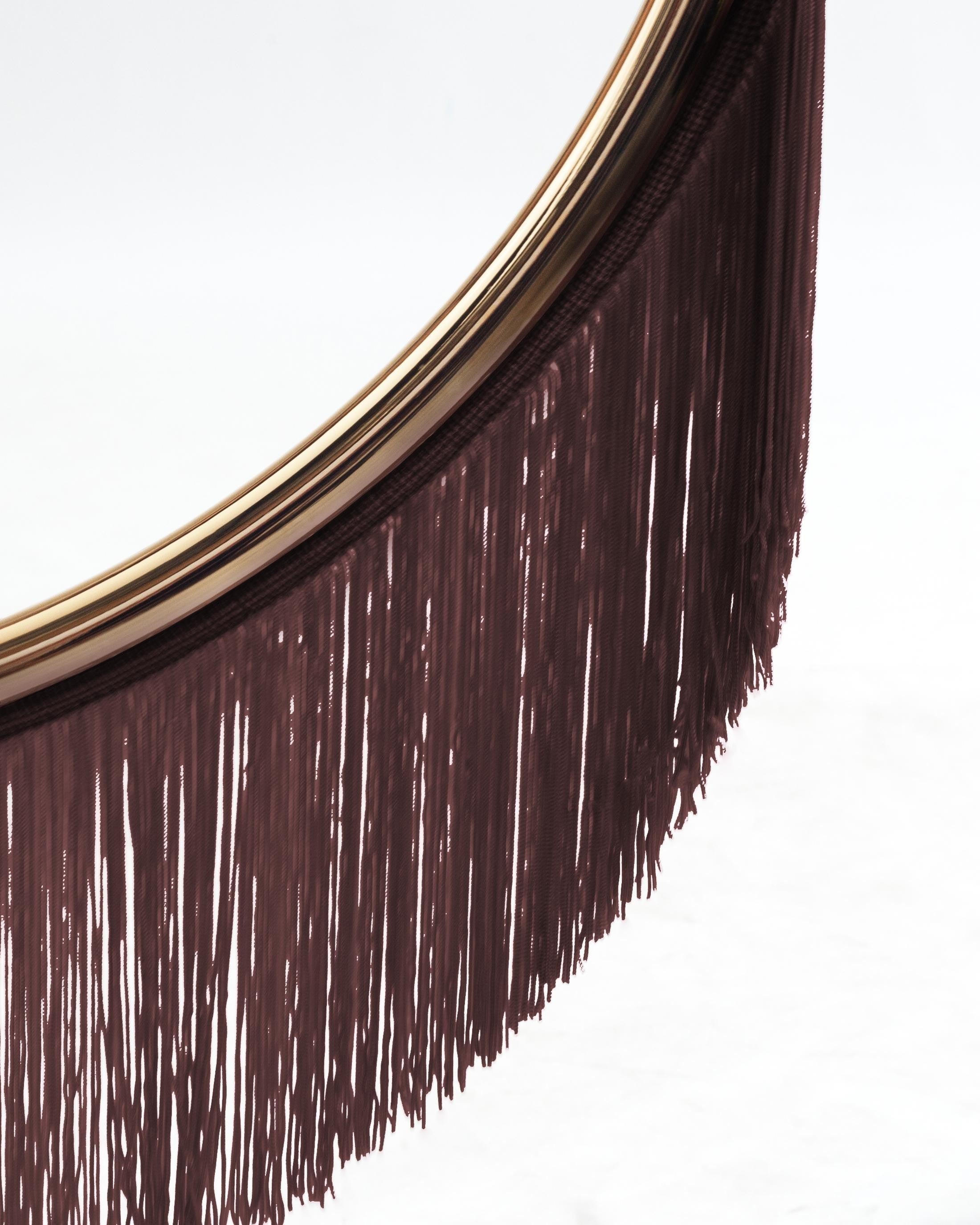 Wink Lamp Gold&maroon