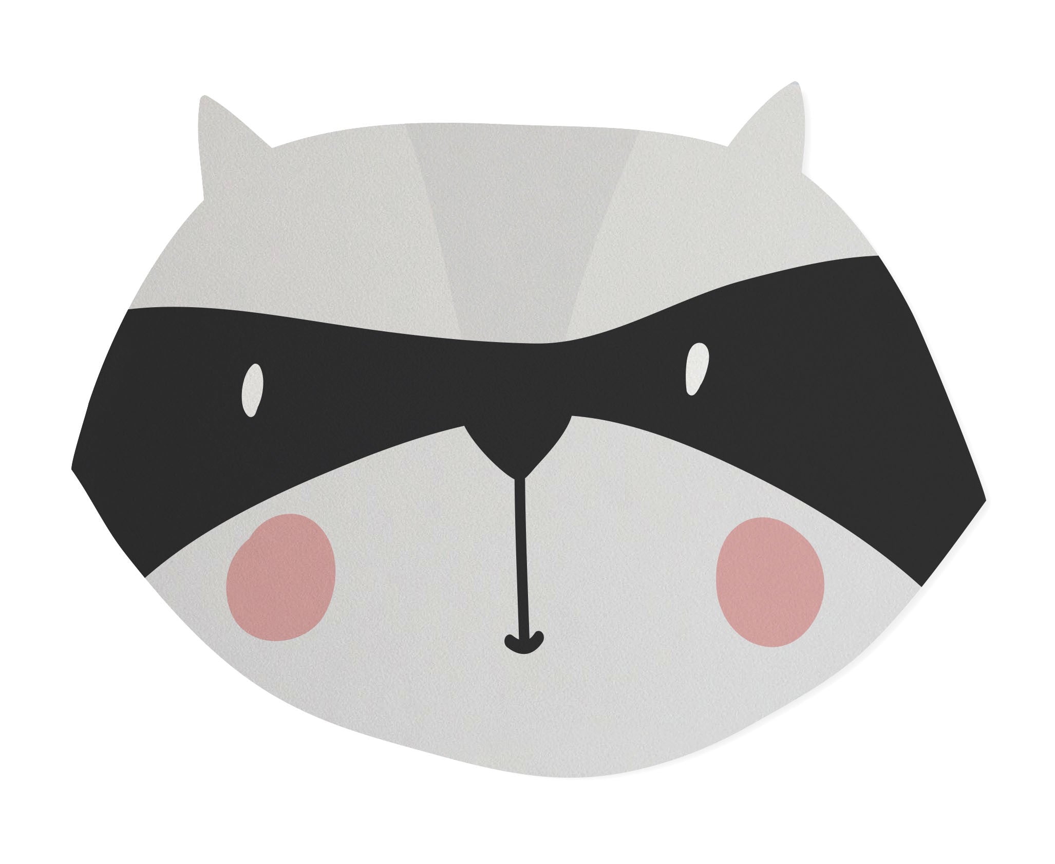 Desk Mat Racoon
