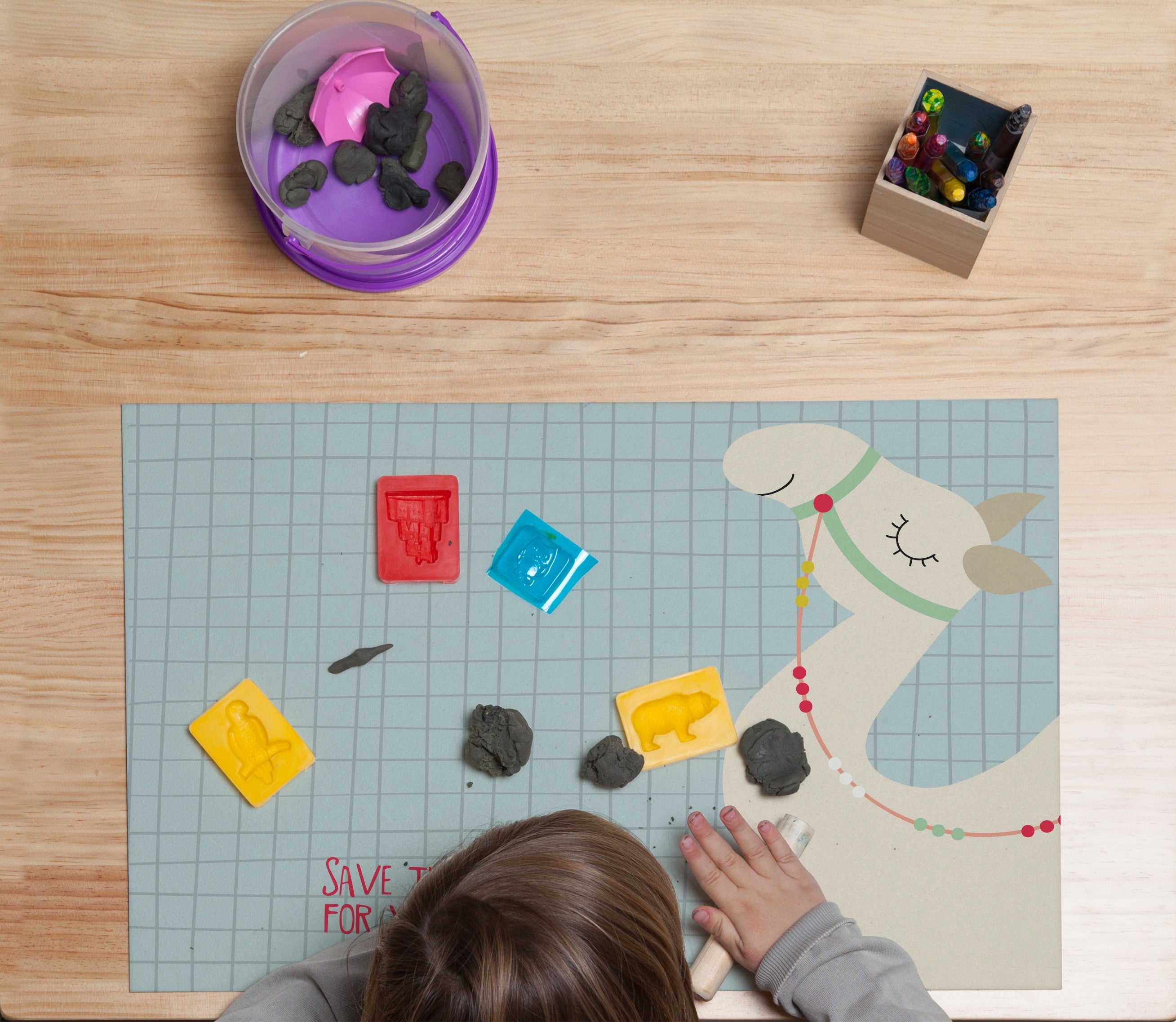 Desk Mat Drama Llama