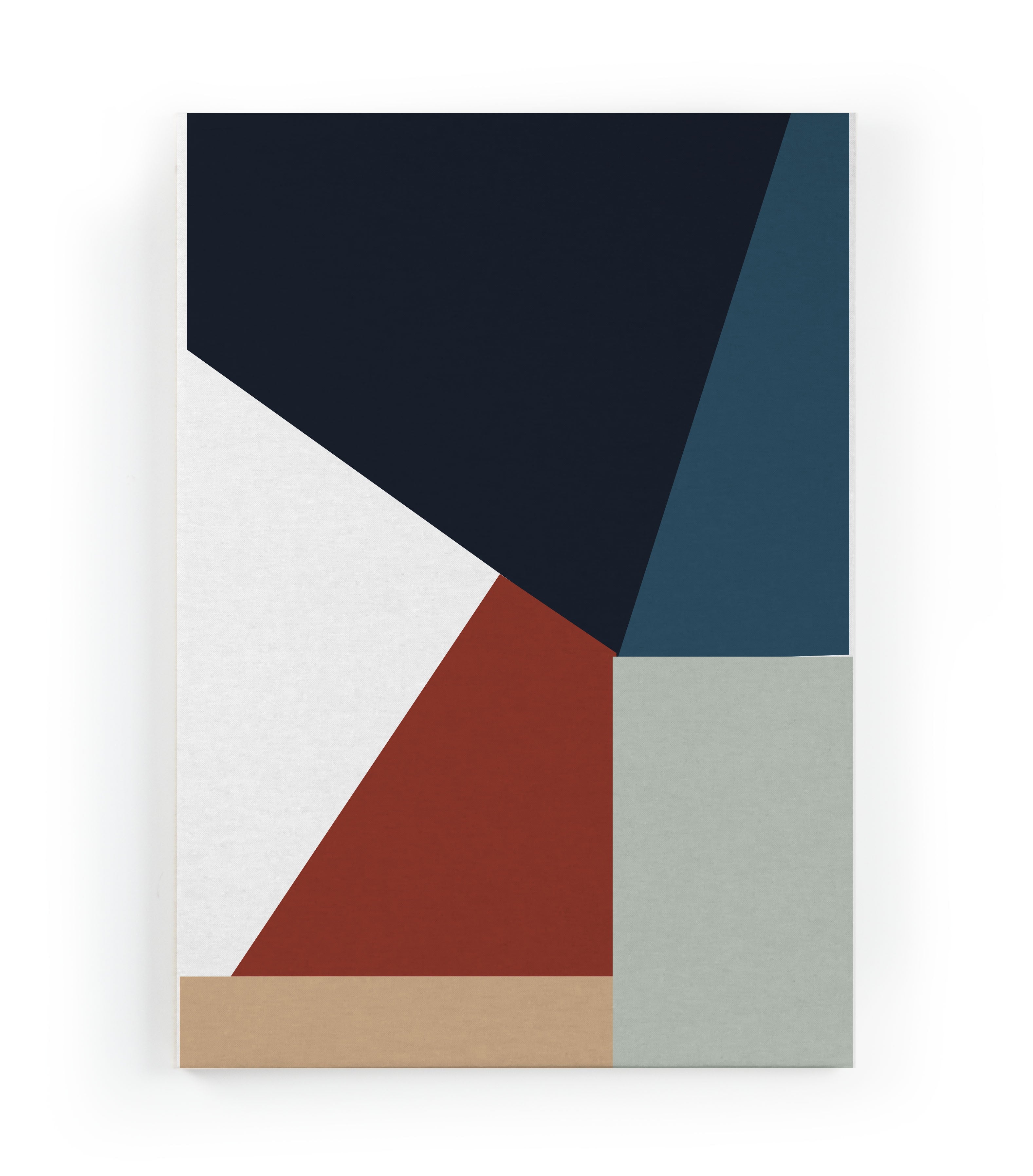 Lienzo Geometric Blue