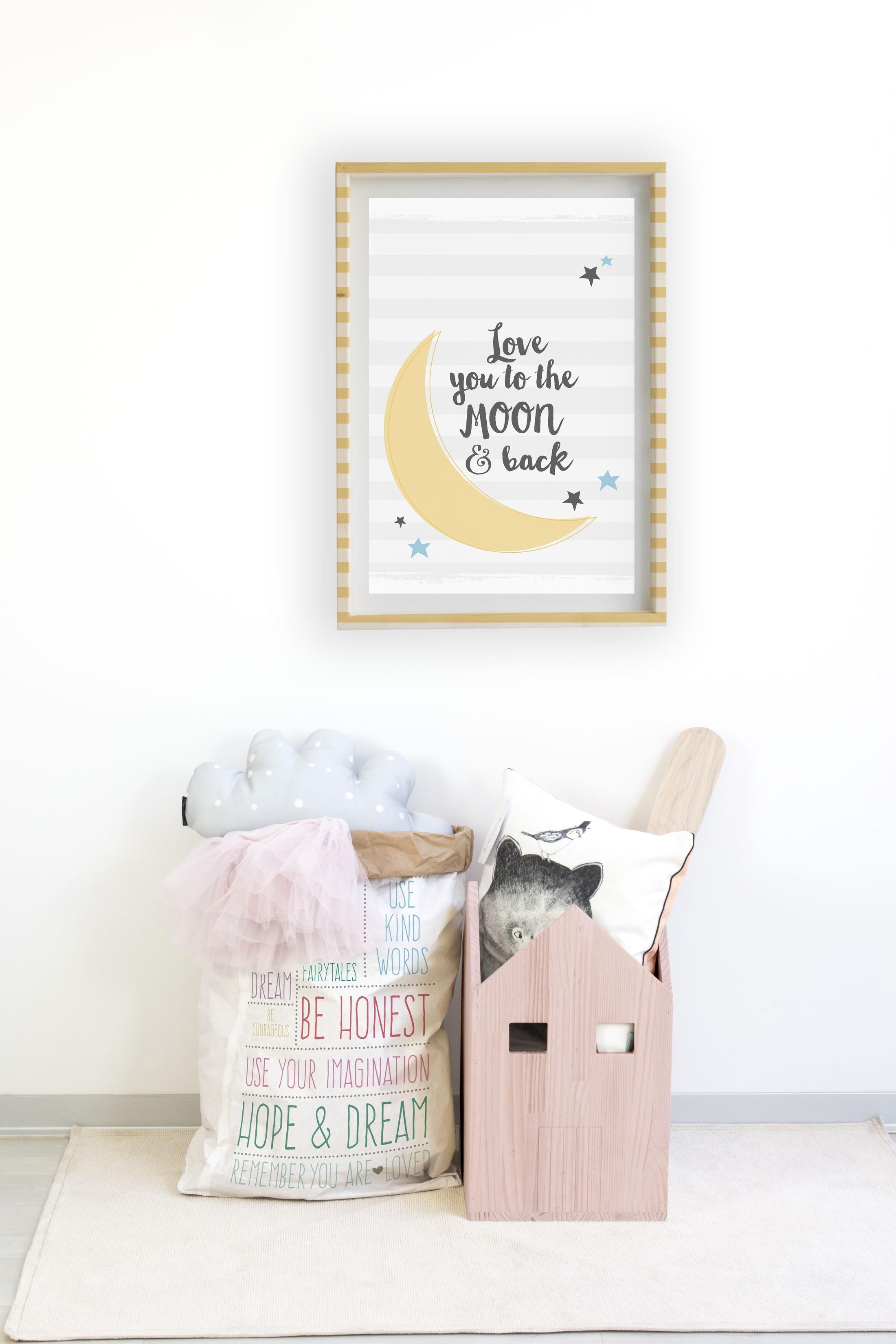 Painting Limited Edition Love to the Moon