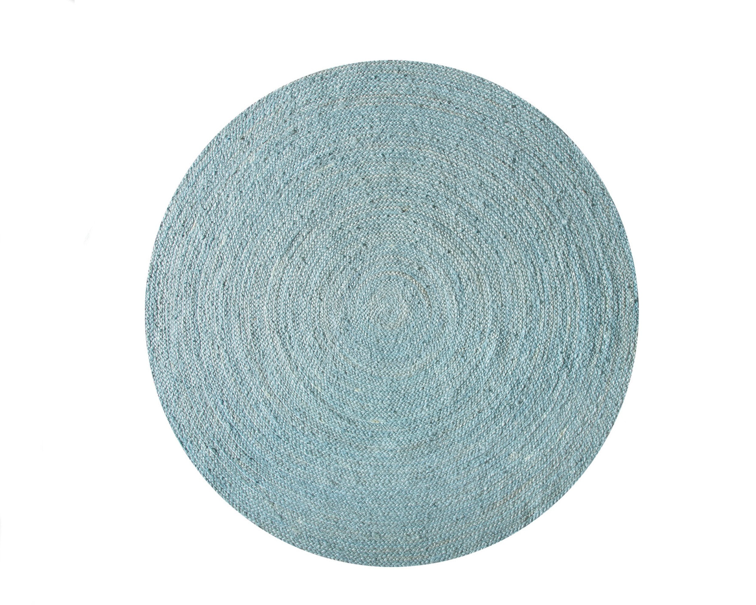 Alfombra Yute Azul
