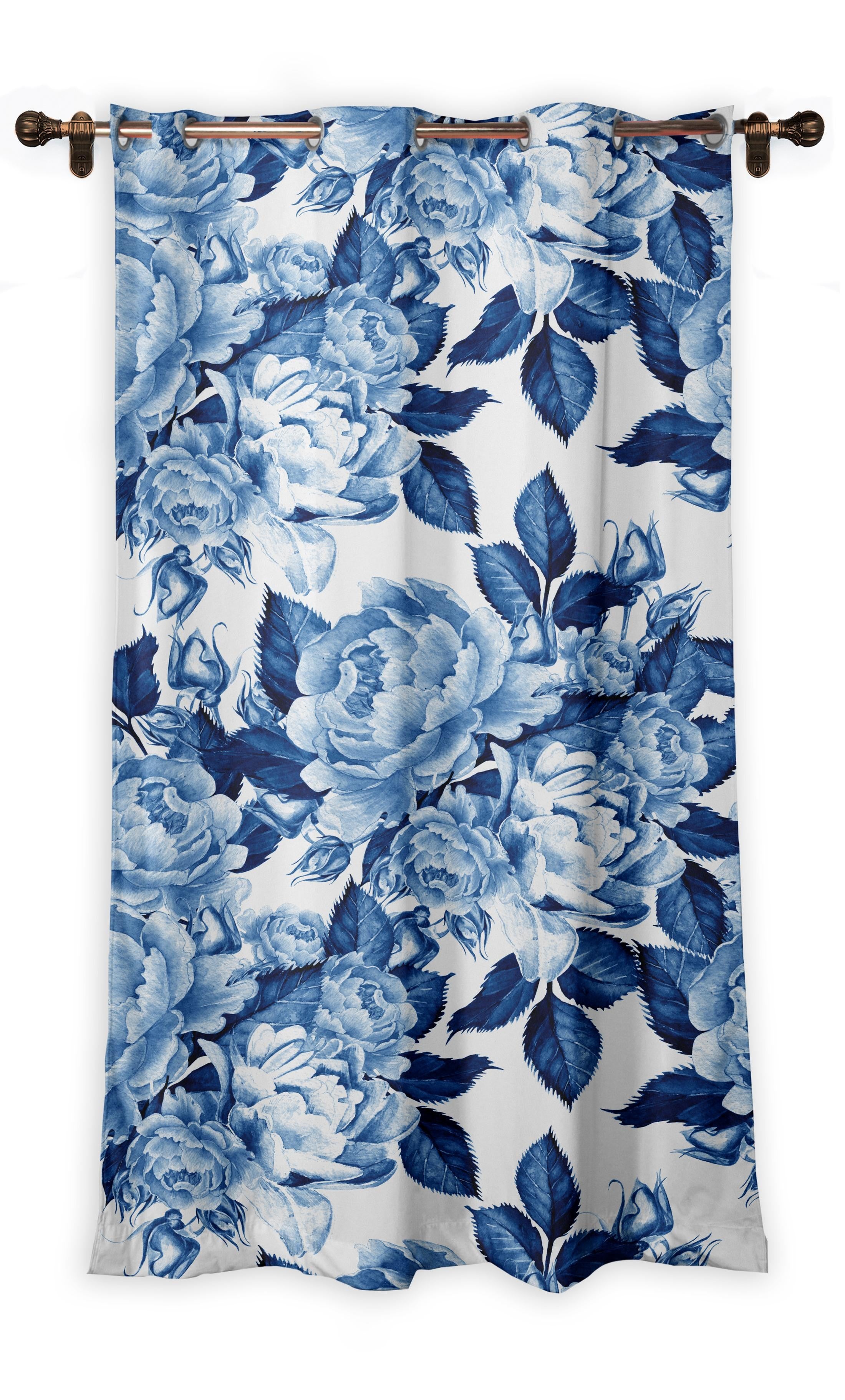 Cortina de terciopelo (Blue Flowers)