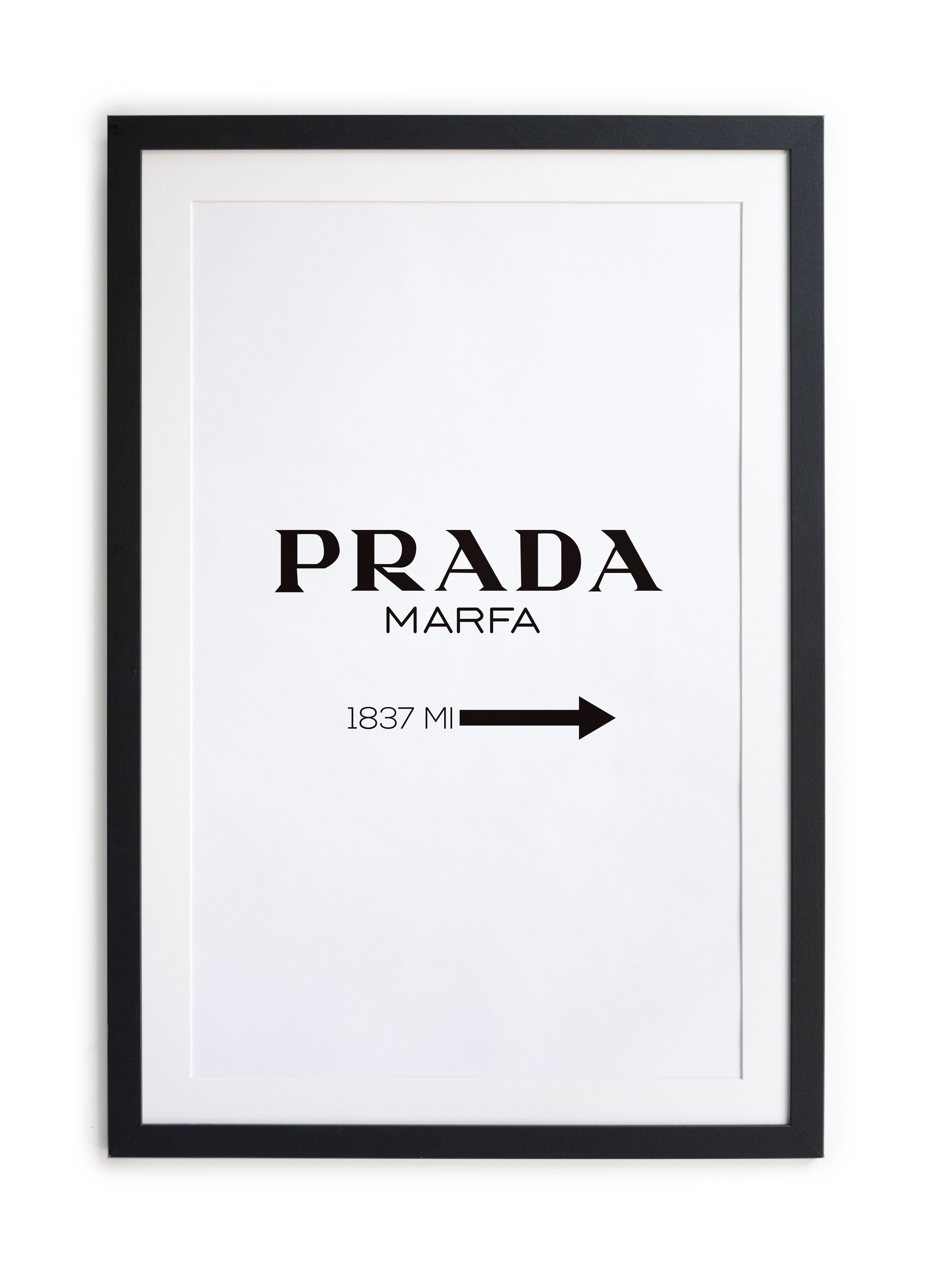 Cuadro moldura Prada