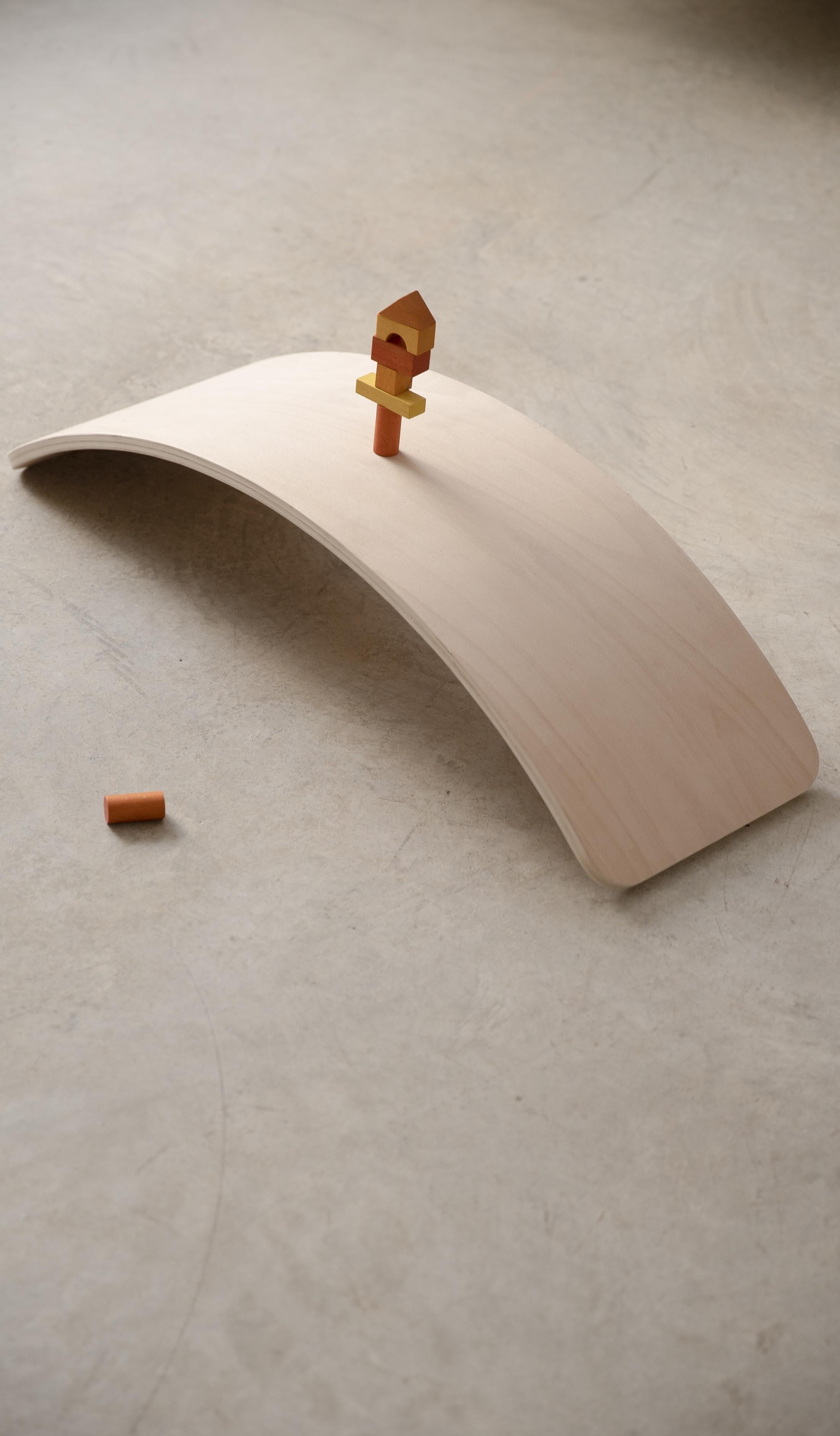Balance Board de madera estilo Montessori