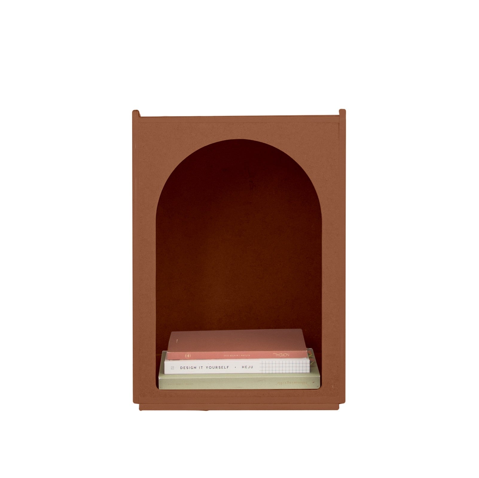 Mueble ordenación arco terracota