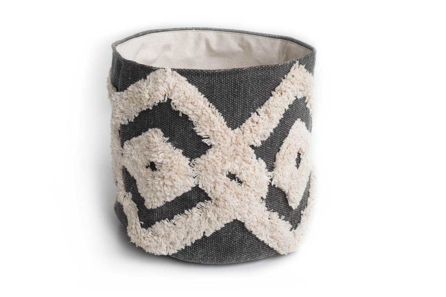 White Rombus Basket