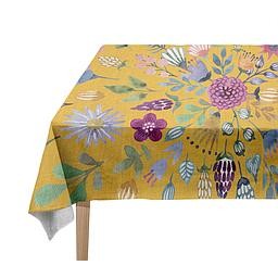 Mantel de lino 140x250 (Colourful Flowers)