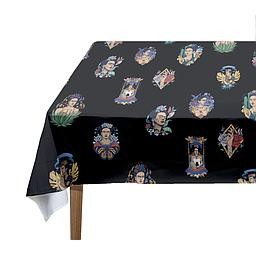 Mantel de lino 140x250 (Frida Faces)