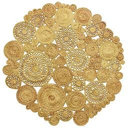 Colored Spiral Rug 140 (Gold)