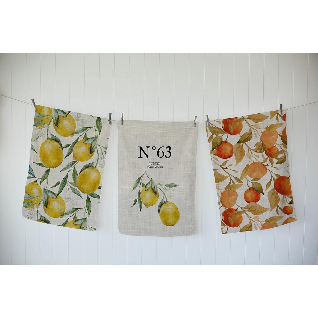 Set 3 paños (Lemons)