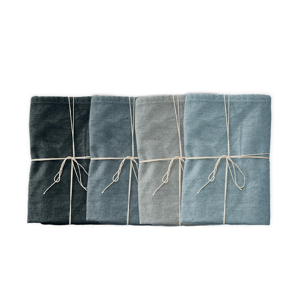 Linen Napkin Set (Blue Gradient)