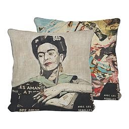 Cojin 45x45 Lino (Frida Collage)