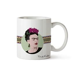 Taza decorada (Frida Portrait Braid)