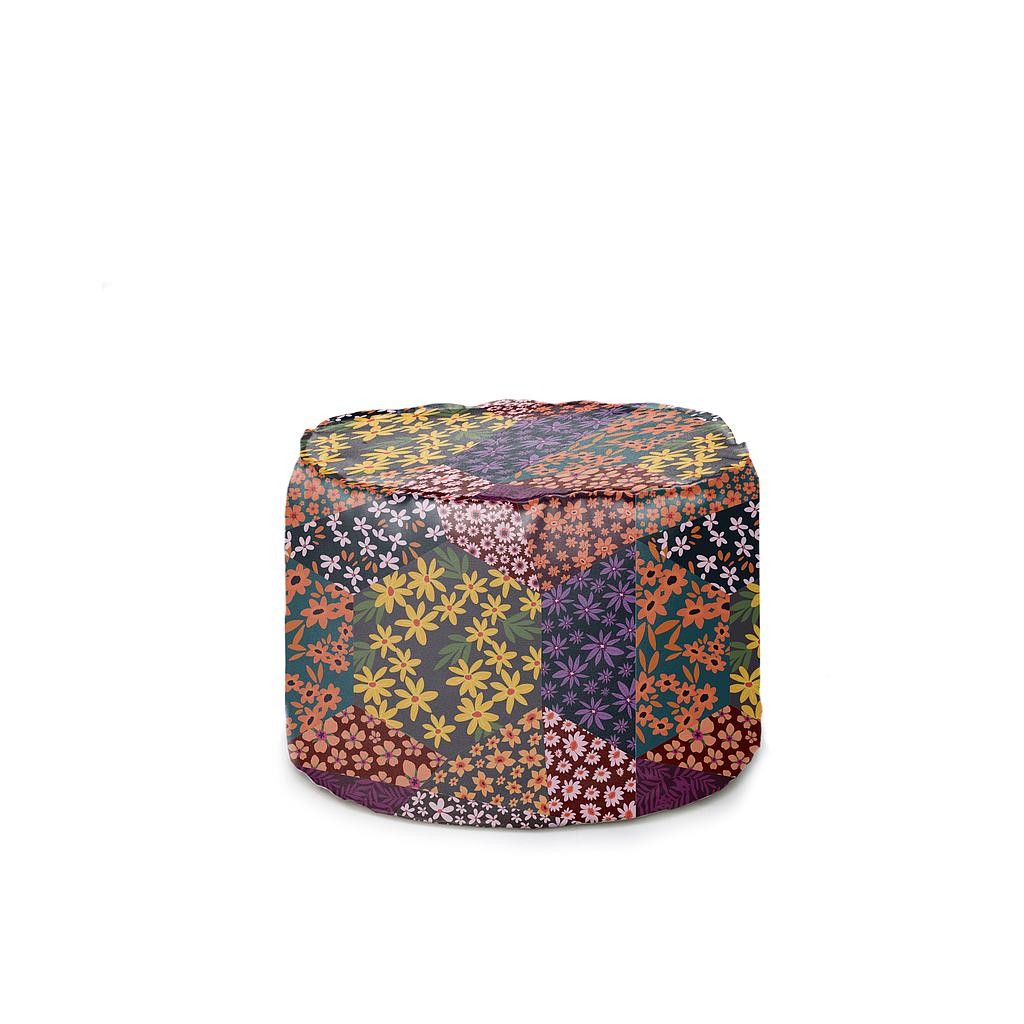Wide Puff (Flowers Patchwork)