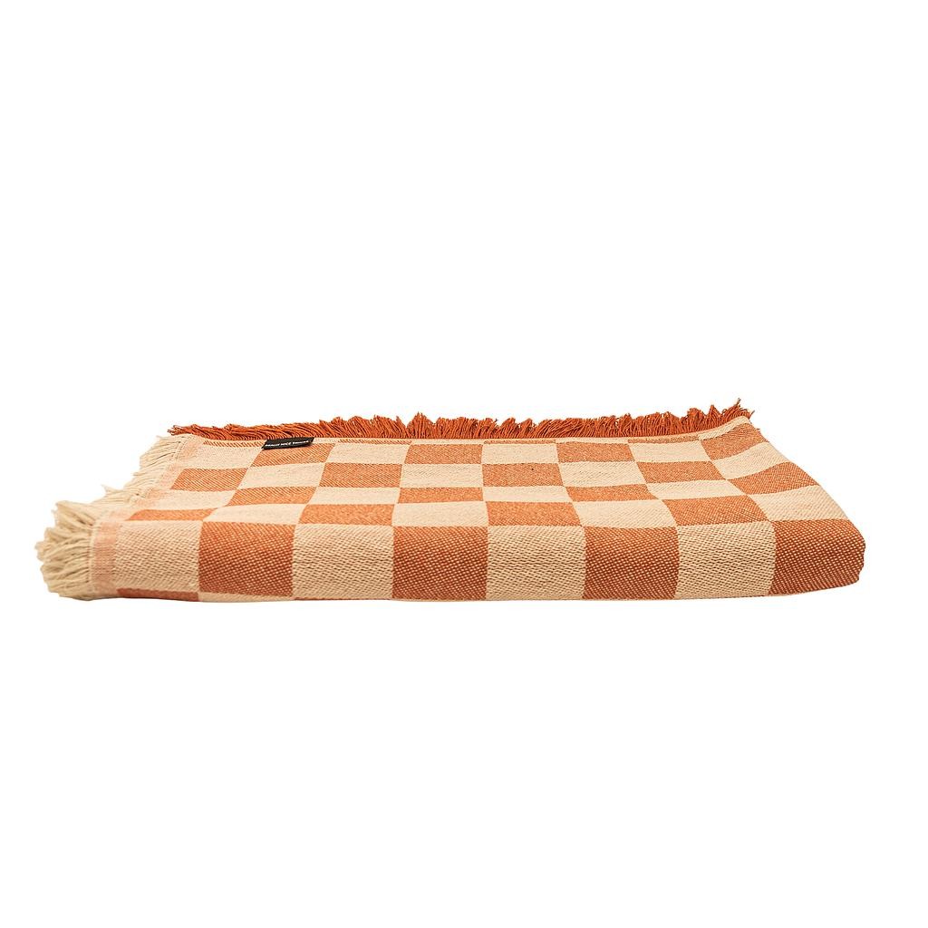 Colcha 240X240 (Terracota Checkerboard)