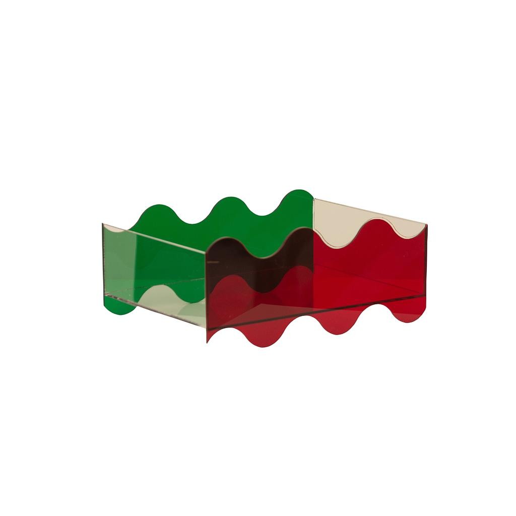 Wavy Box (Red & Green)