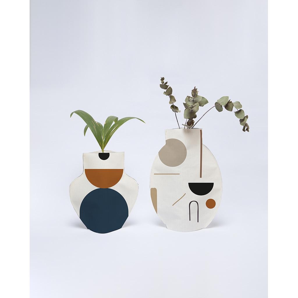 Flower Vases (Wide) (Geometric)