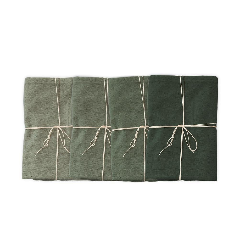 Linen Napkin Set (Green)