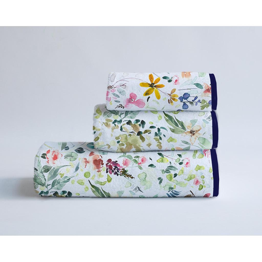 Toalla Hogar Rizo Plus (Blue Calm Flowers)