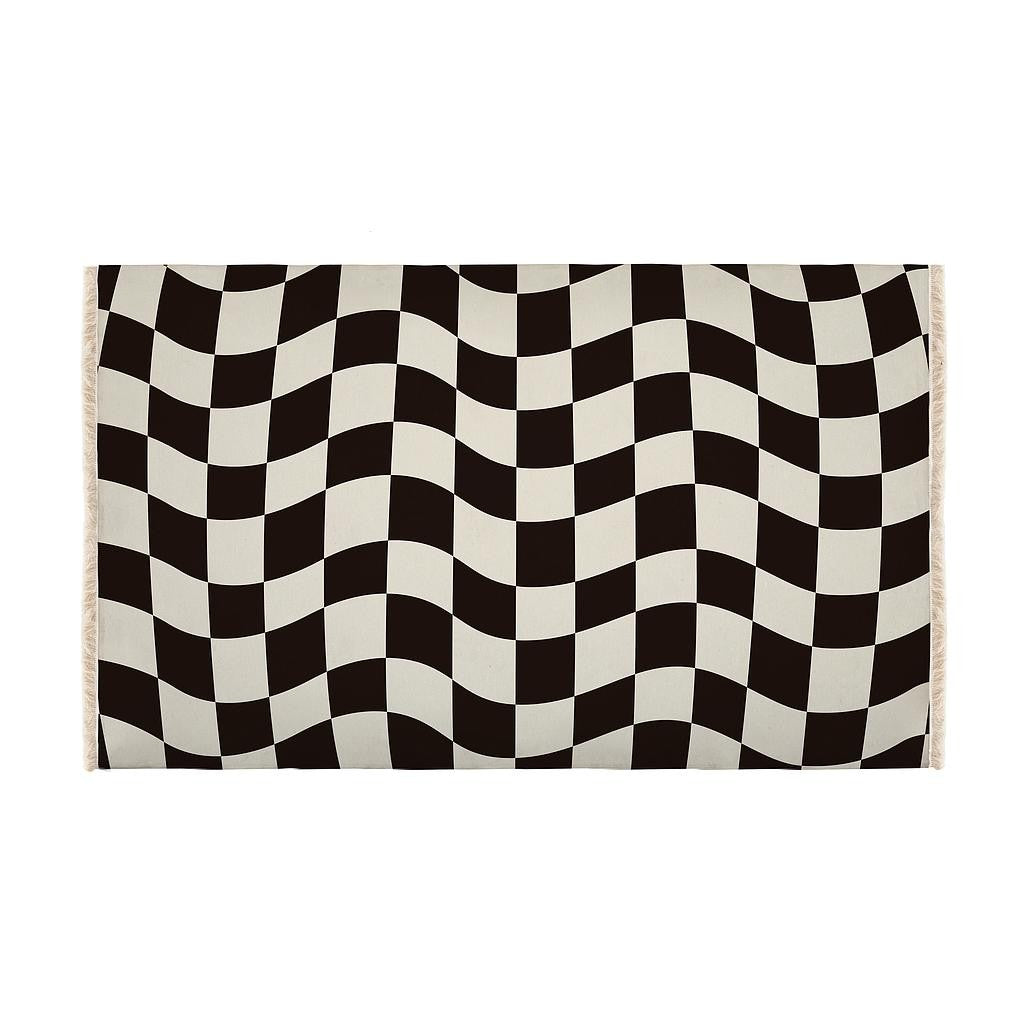 Fringes Rug (Checkered)