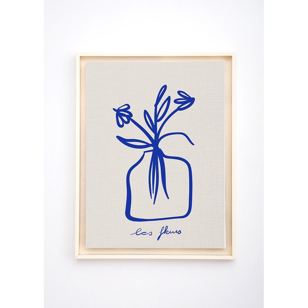 Floating Frame 60x40 (Les Fleurs)