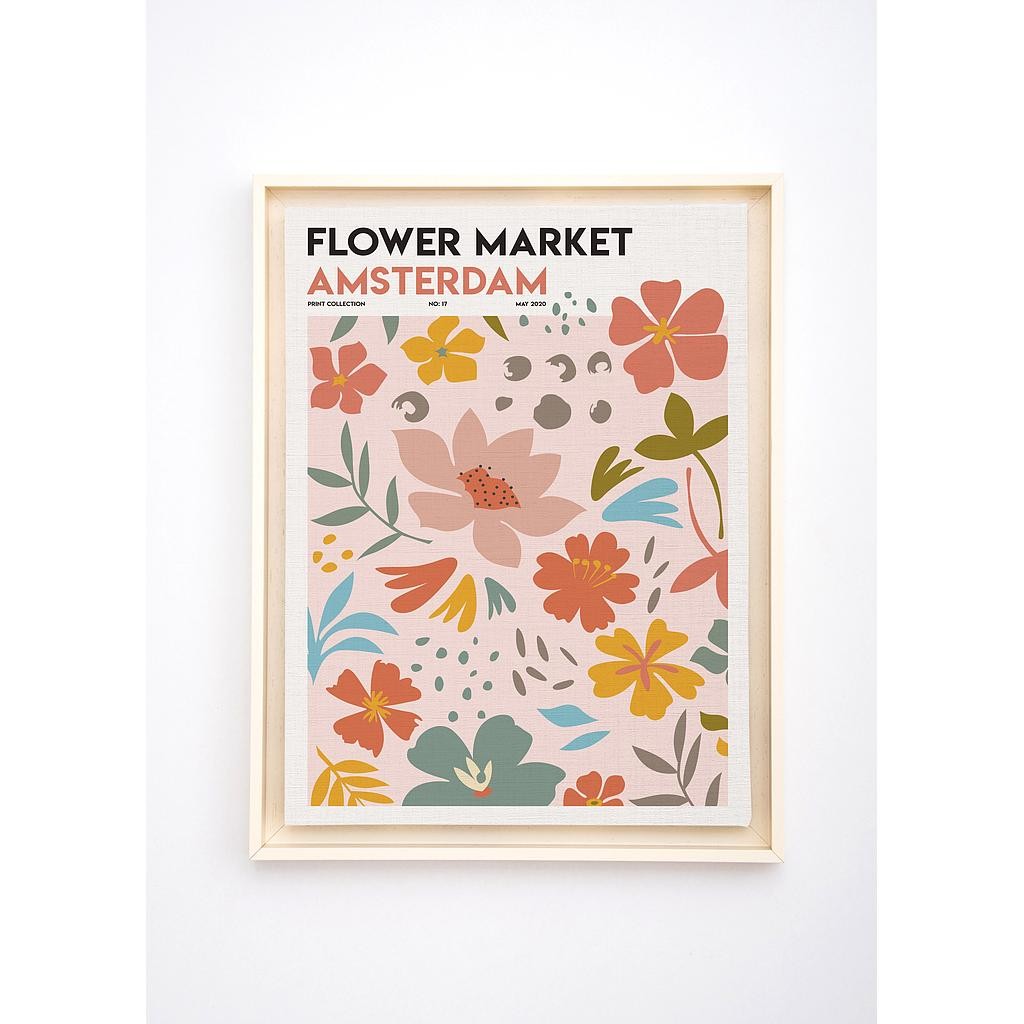 Floating Frame 60x40 (Flower Amsterdam)