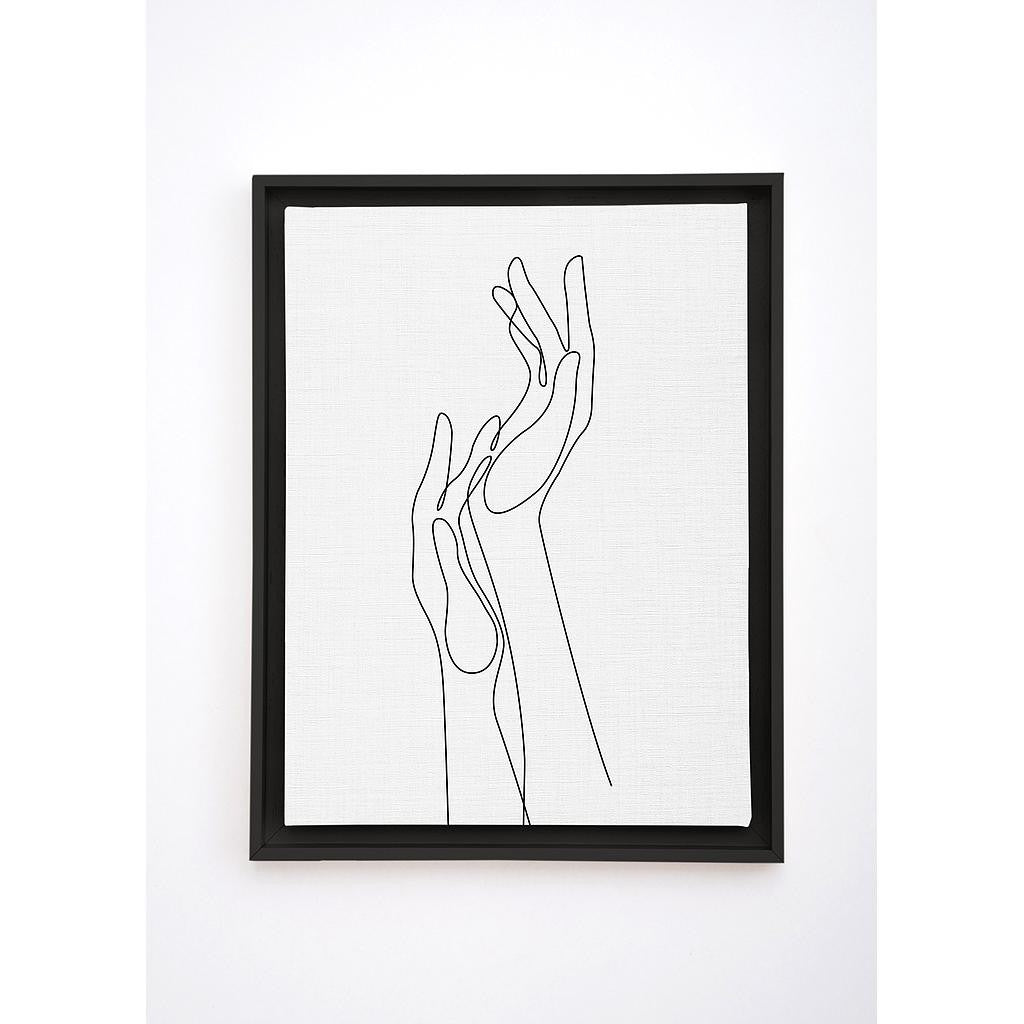 Floating Frame 60x40 (Hands)