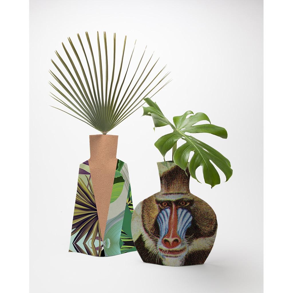 Flower Vases XL (Blue Monkey)