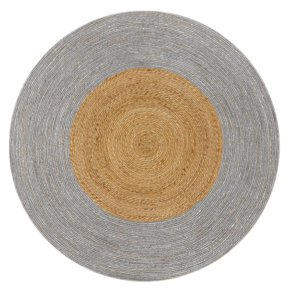 Yute Bicolor Rug 90 (Blue)