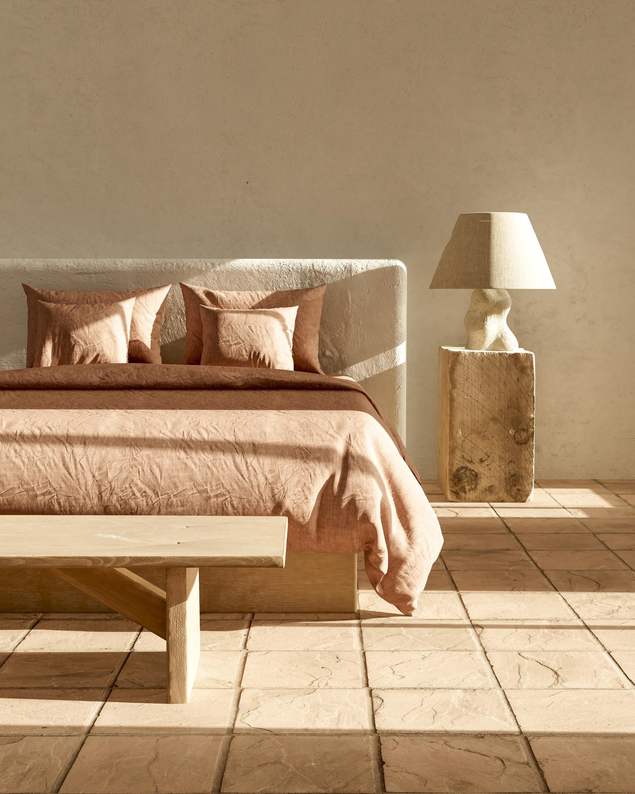 Funda Nordica Linen Wash 150x200 (Terracota)