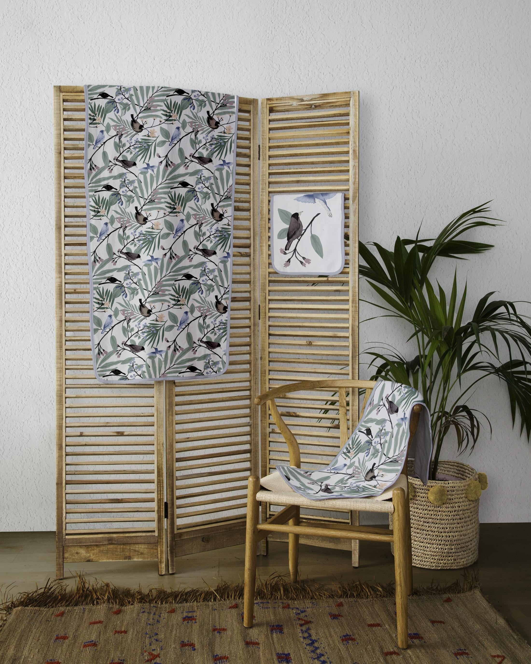 Toalla Hogar Rizo Plus (Tropical Birds )