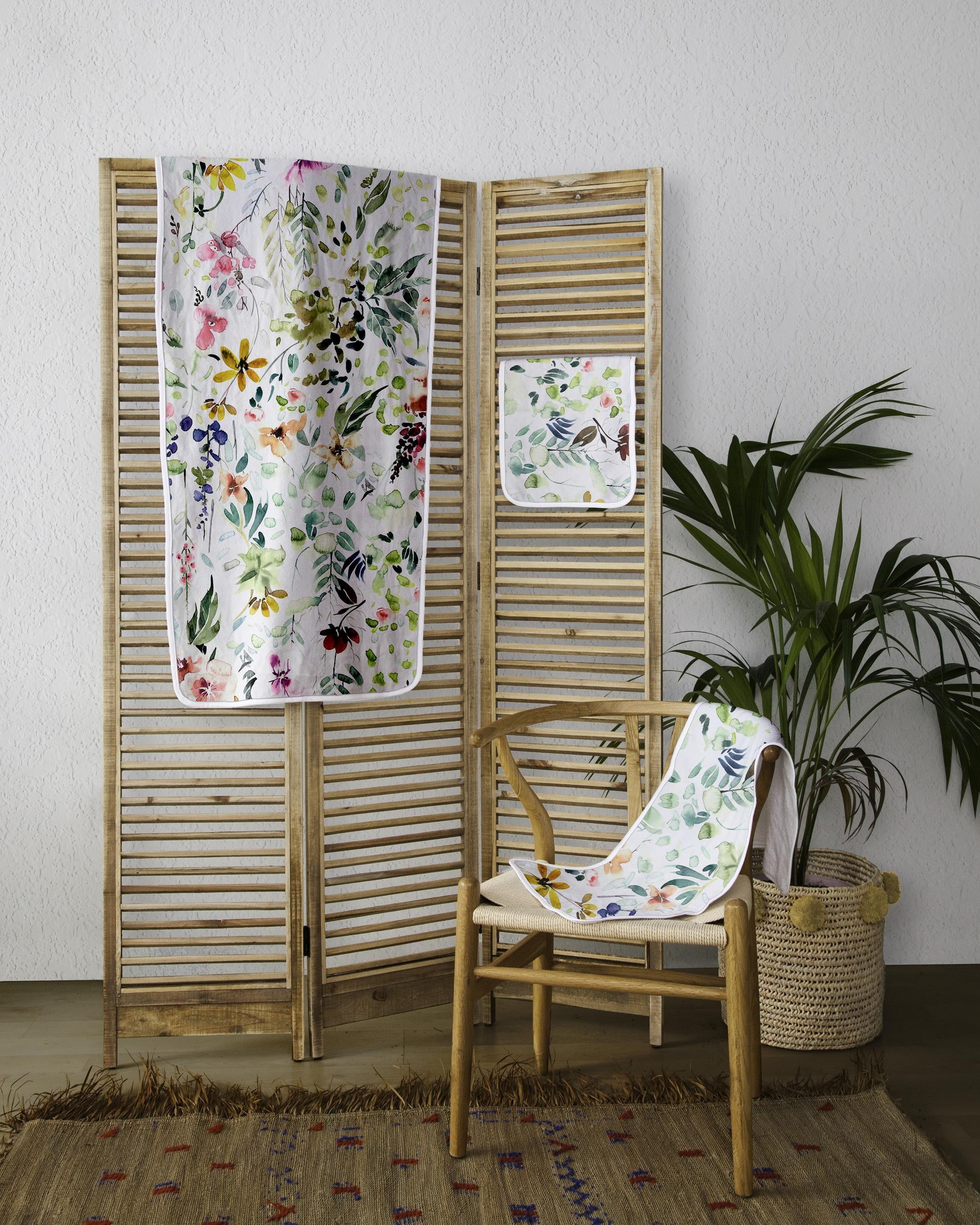 Toalla Hogar Rizo Plus (Blue Calm Flowers)