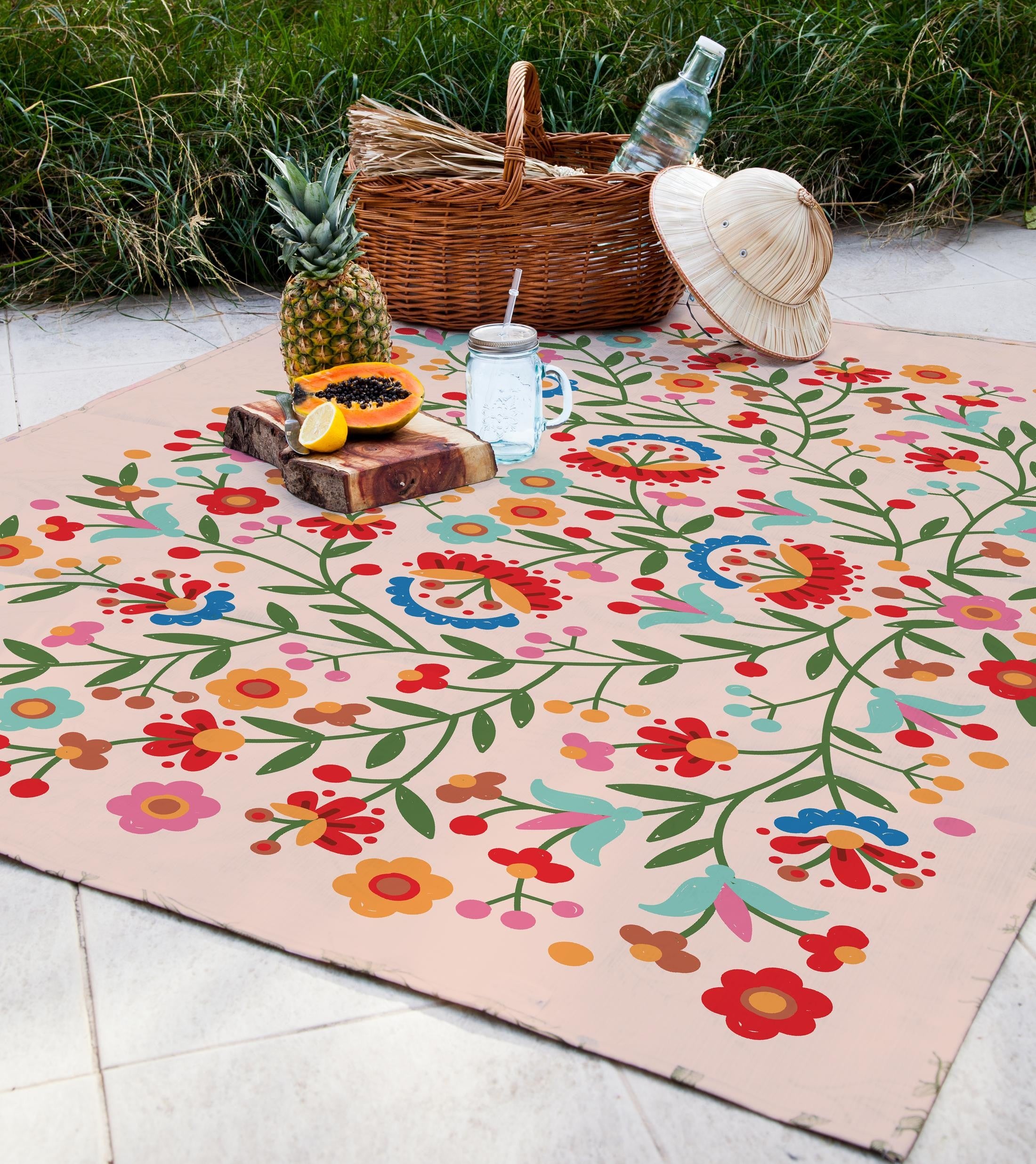 Manta Picnic (Mexican Flowers)