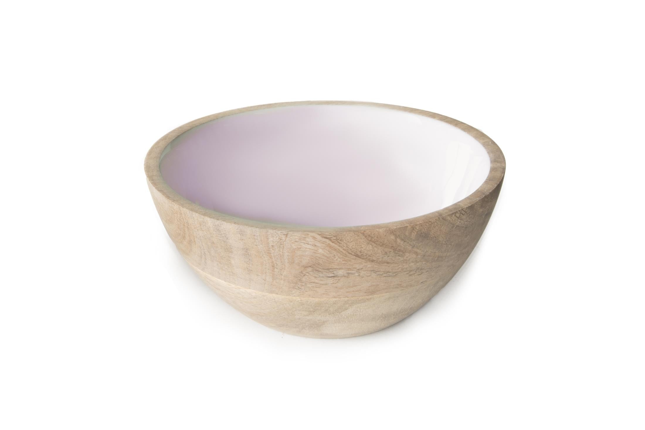 Set 2 Wooden Bowls (Rosa)