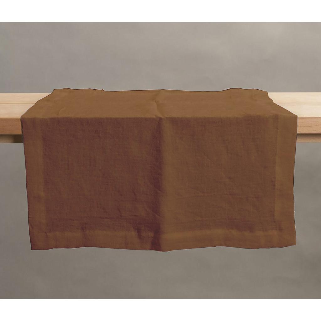 Stich table runner 45x135 (Terracotta)