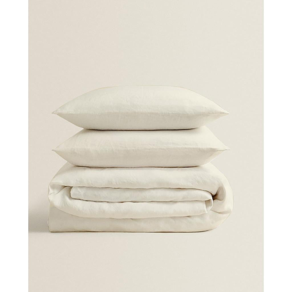 Housse de couette 240 x 220 + 2 quadrants (Naturel)