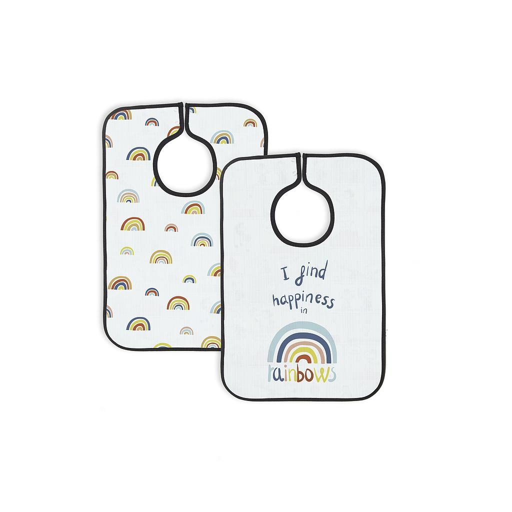 Set 2 Baberos (Rainbow)
