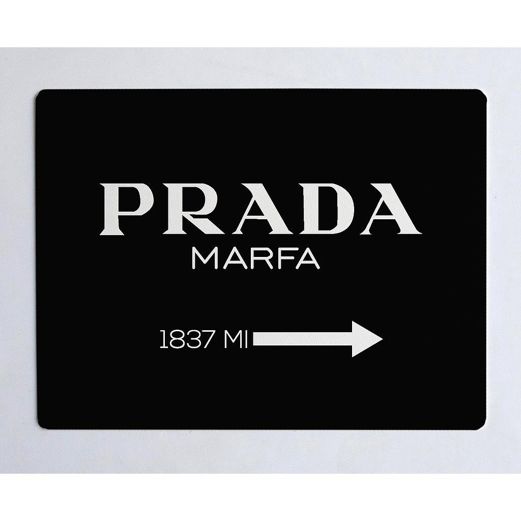 Desk Mat (Black Prada)