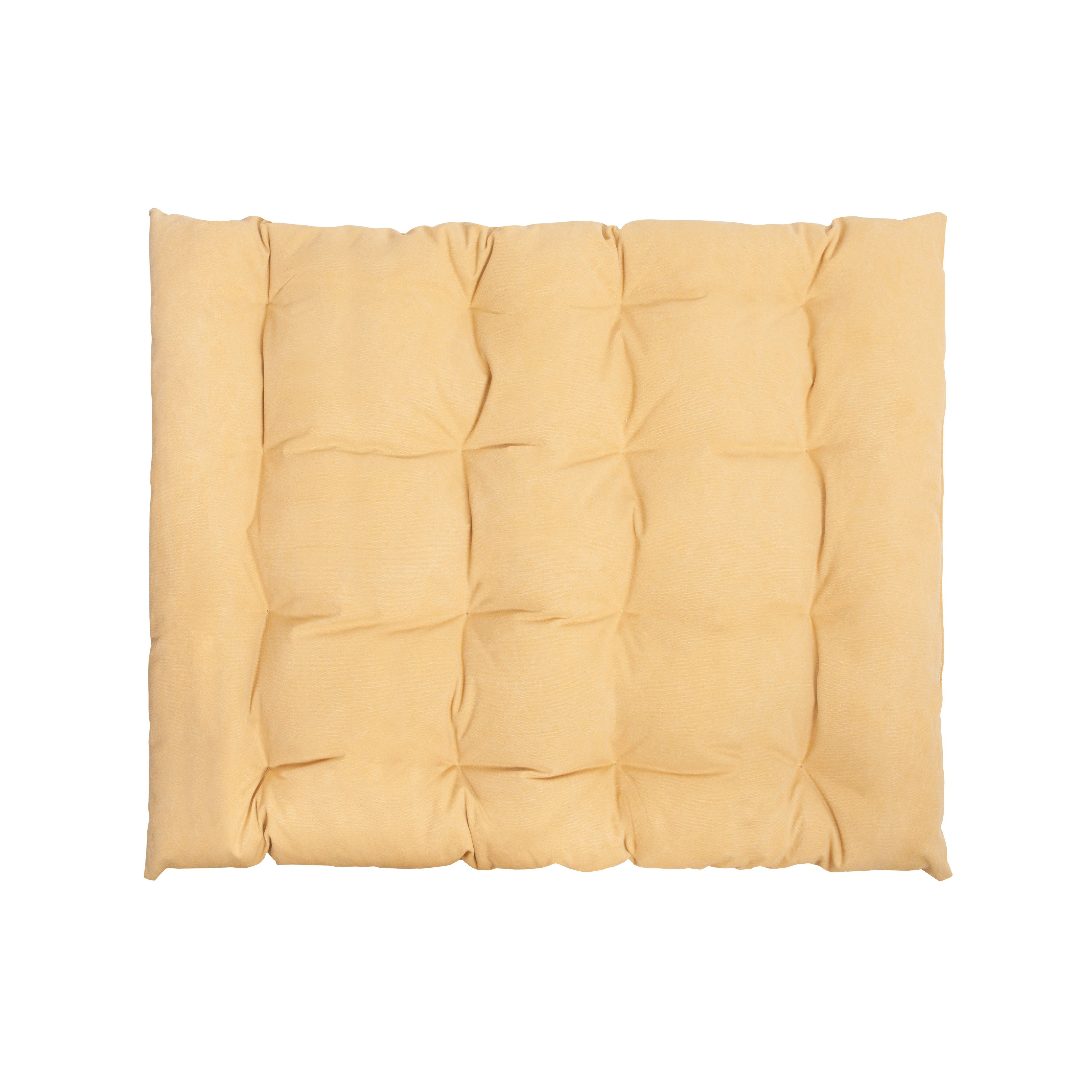 Colchón Futon de suelo amarillo