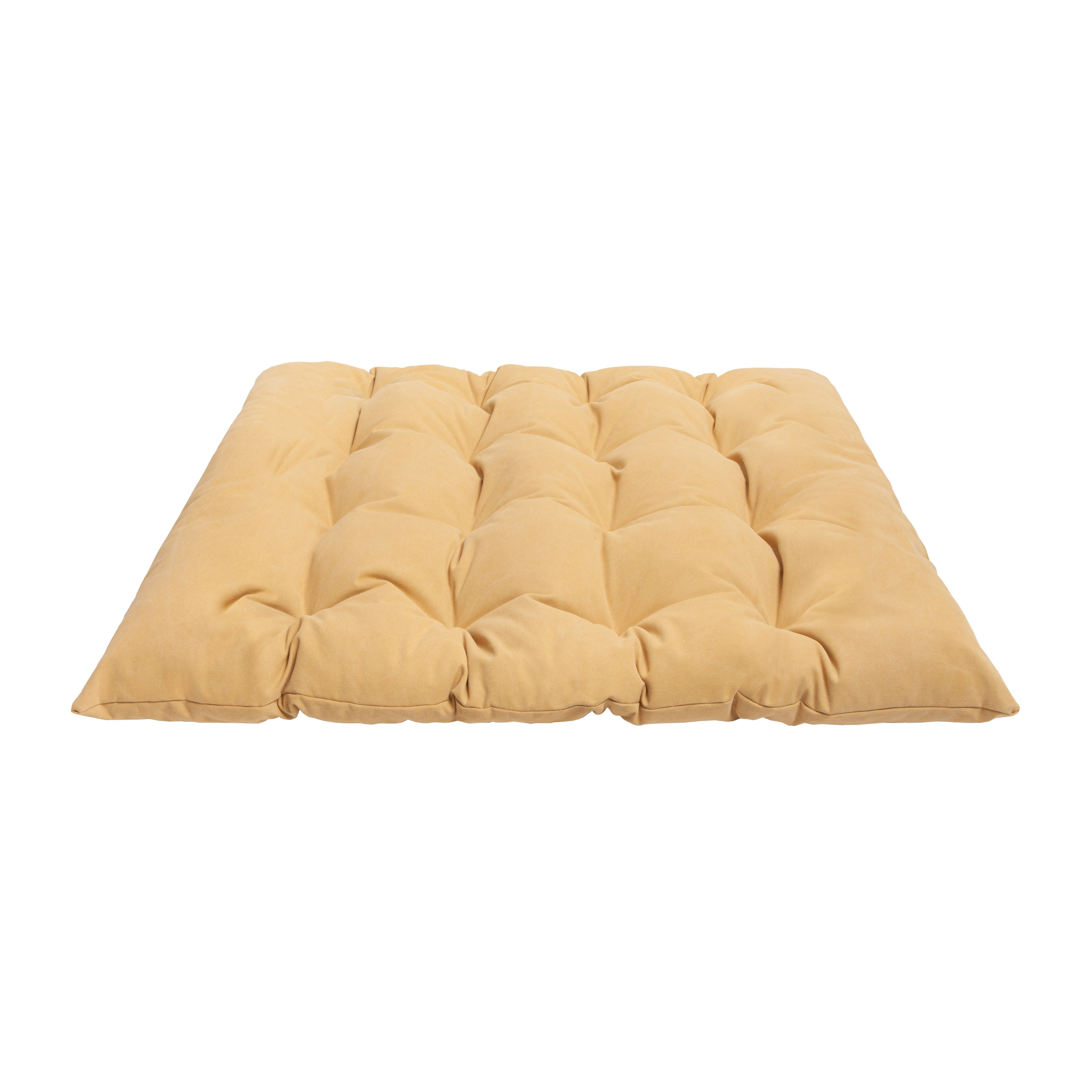 Colchón Futon de suelo amarillo